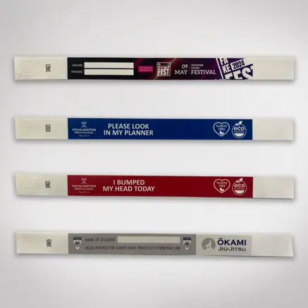 Child Id Wristbands