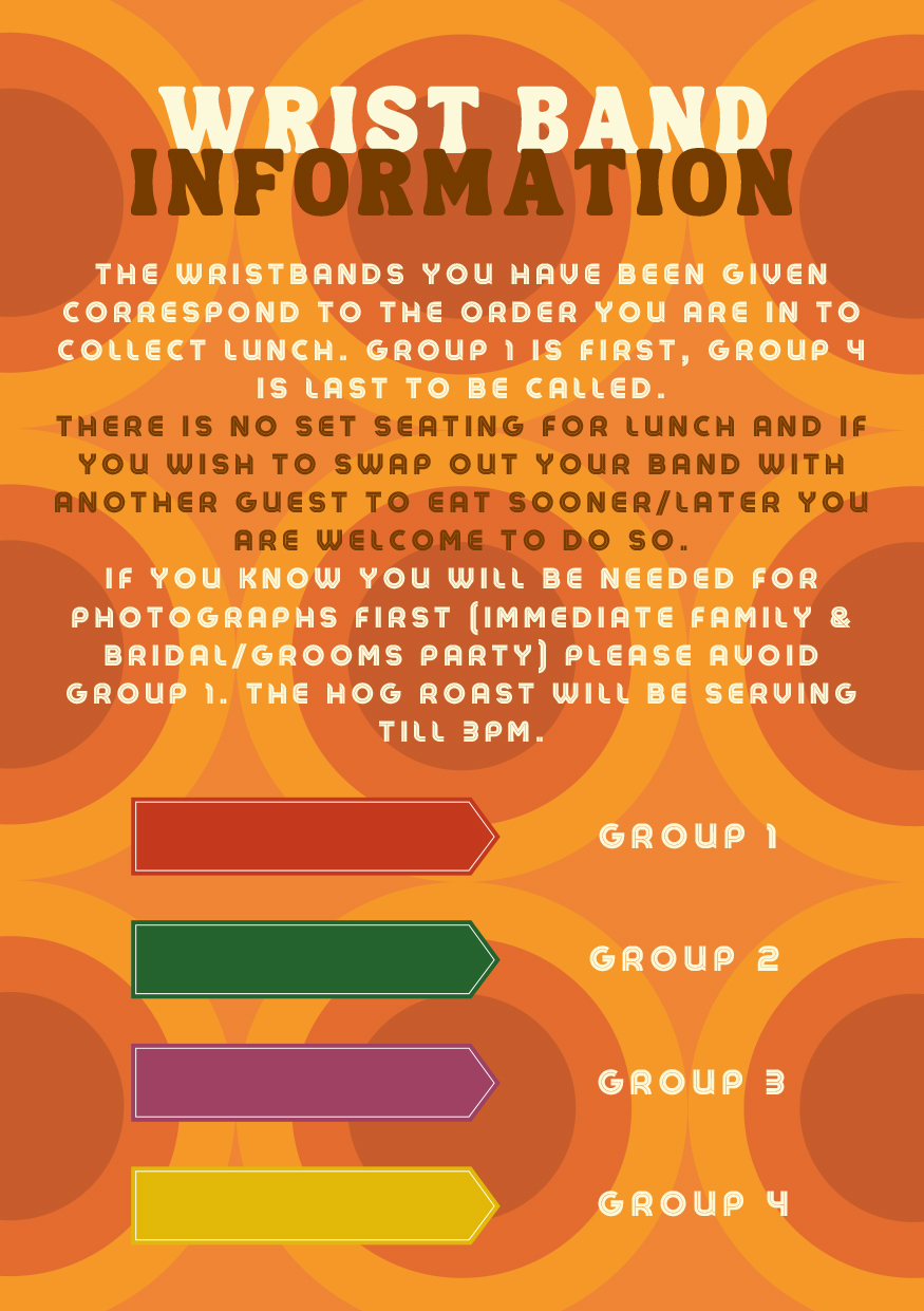 wedding lanyards example