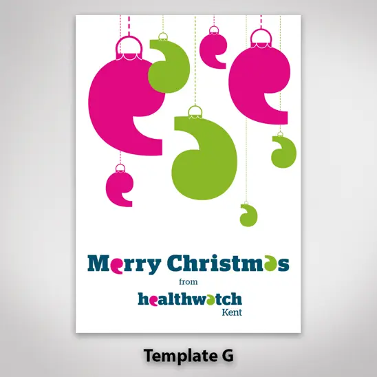 HW Xmas Card Template G