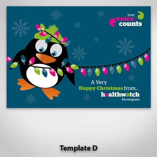 HW Xmas Card Template D