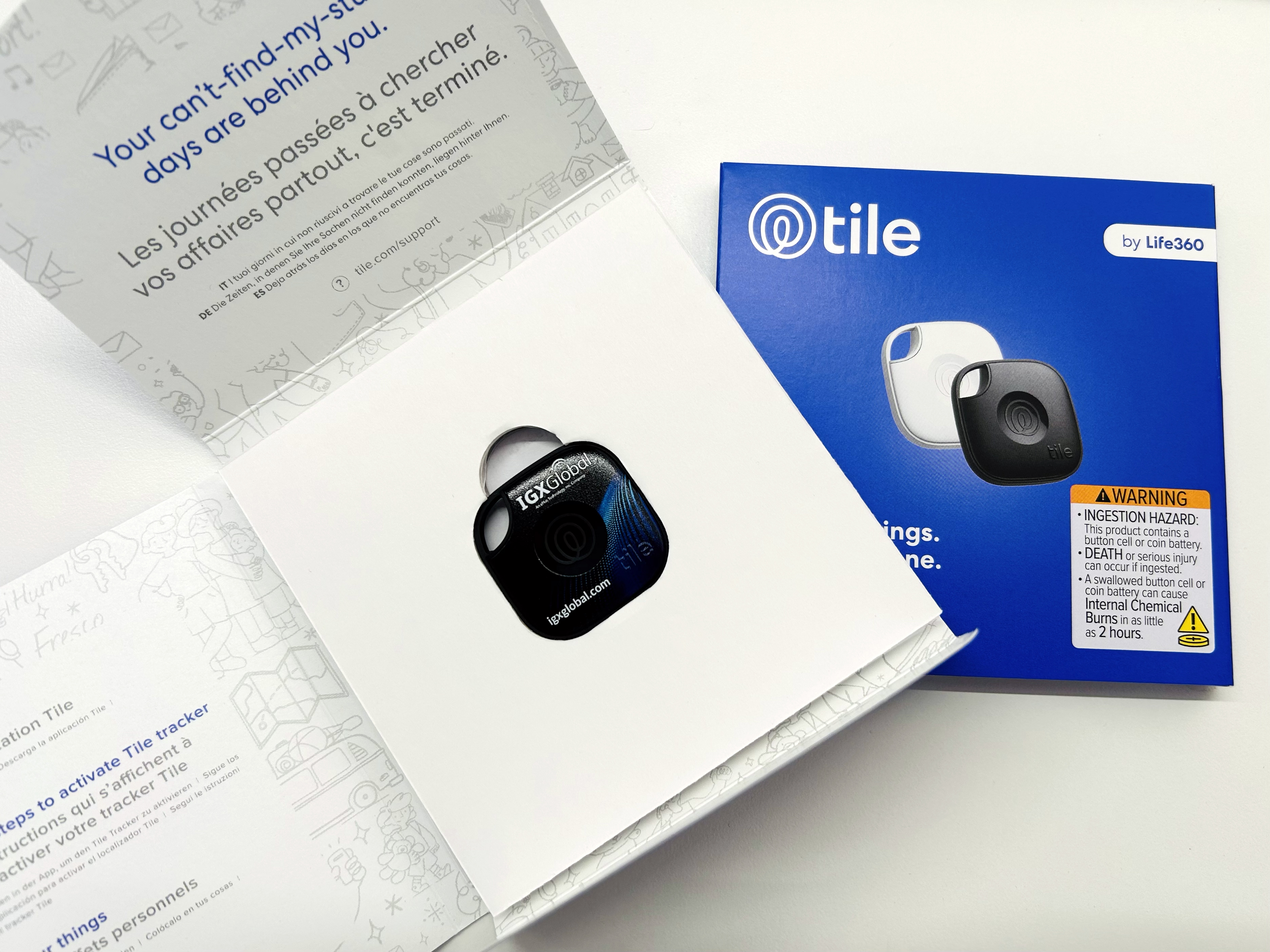 branded Bluetooth tracker