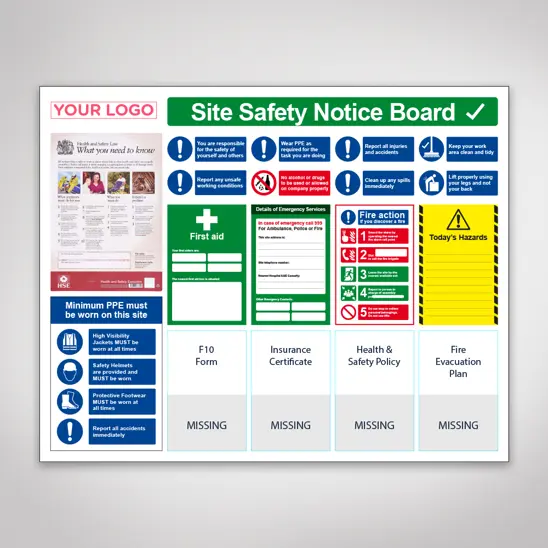 Health and Safety Notice Board | H&S Notice Board Printing