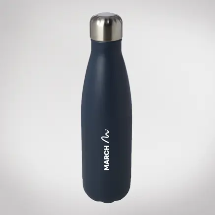 Blue Metal Water Bottle