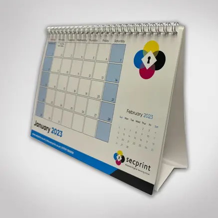 personalised desk calendar