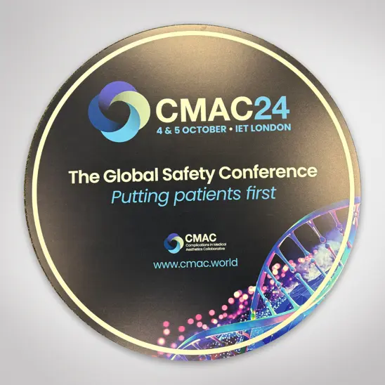 CMAC Circular Logo Board