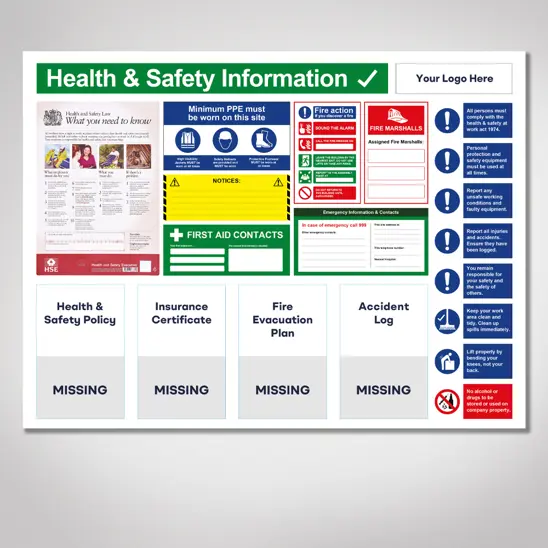 health and safety notice board