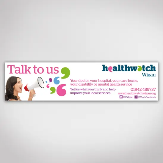 Healthwatch Wigan Bookmark