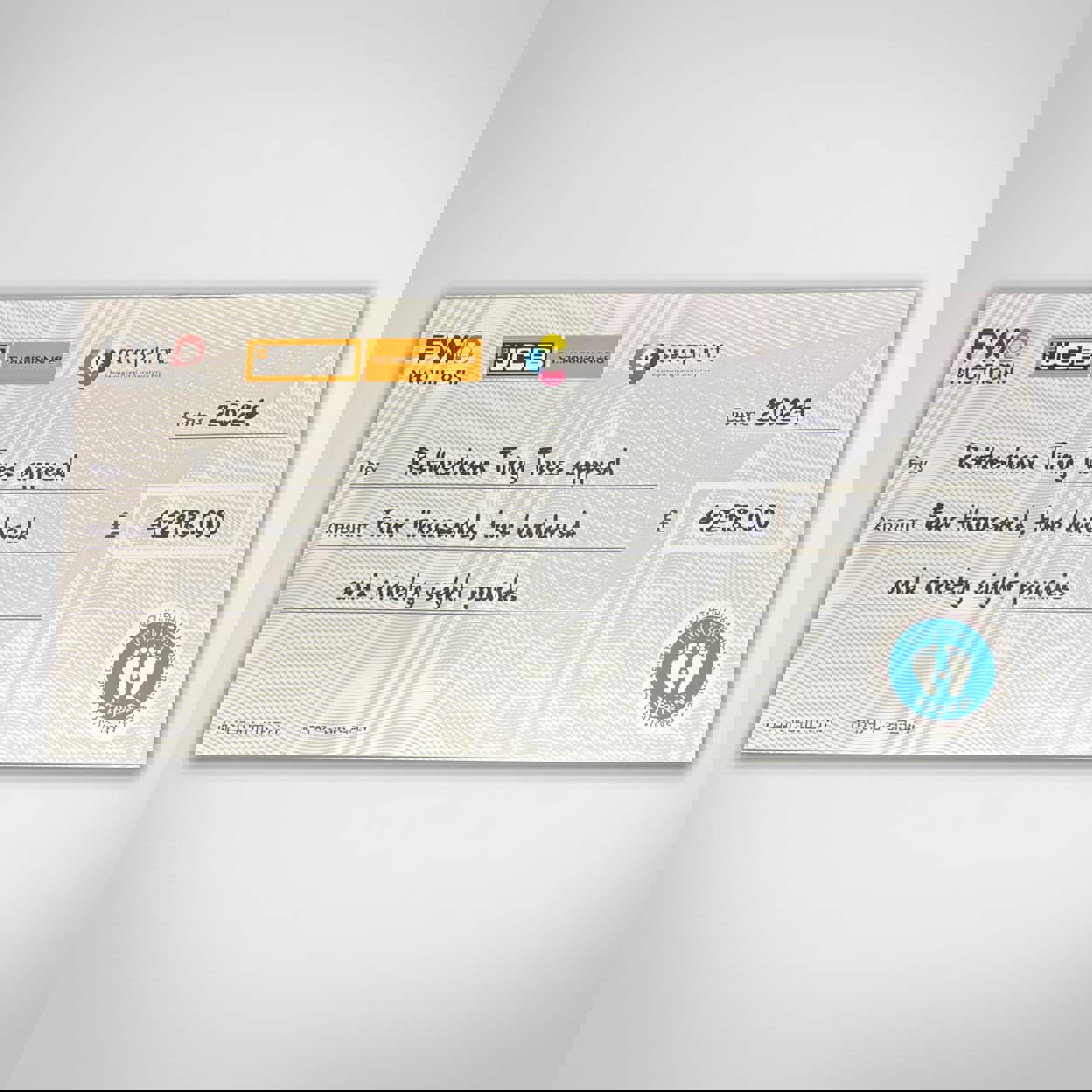 Supersized Cheques | Secprint | Secprint