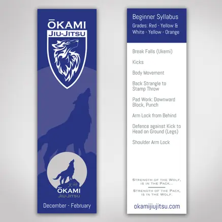 Martial Arts Bookmarks