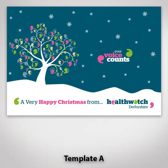 HW Xmas Card Template A