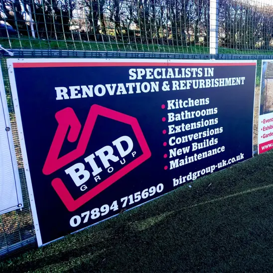 pitch side advertising boards